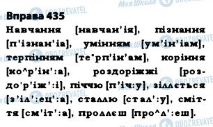 ГДЗ Українська мова 5 клас сторінка 435