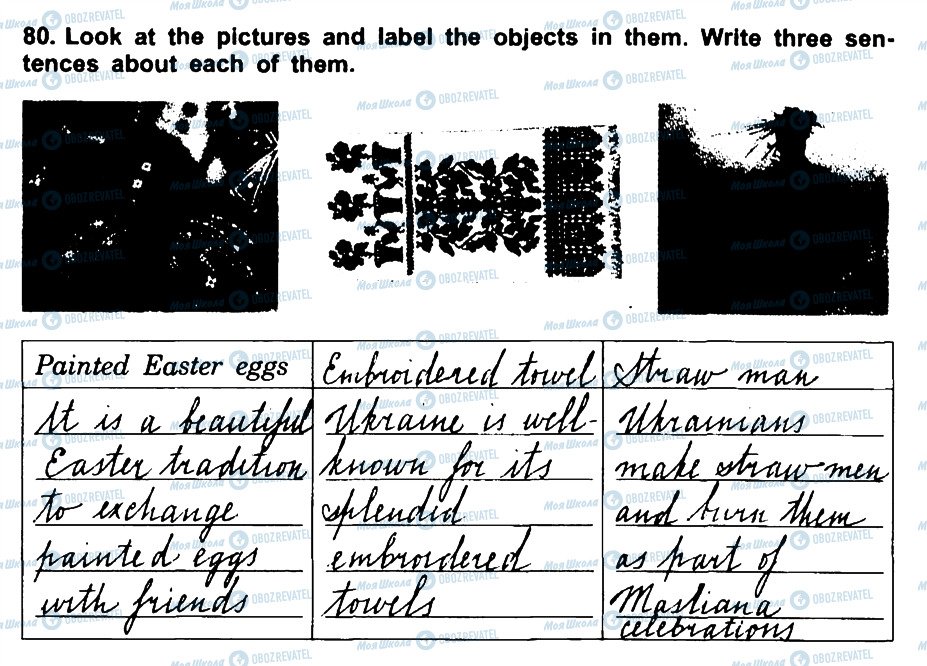 ГДЗ Английский язык 5 класс страница 80