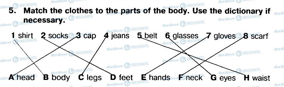 ГДЗ Английский язык 5 класс страница 5