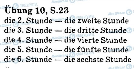 ГДЗ Немецкий язык 5 класс страница стр23впр10