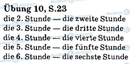 ГДЗ Немецкий язык 5 класс страница стр23впр10