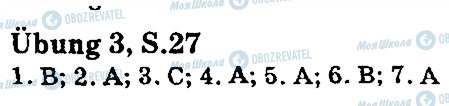 ГДЗ Німецька мова 5 клас сторінка стр27впр3