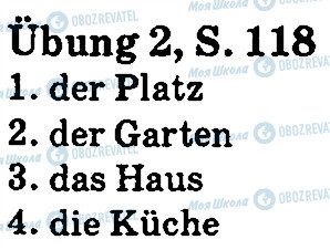 ГДЗ Немецкий язык 5 класс страница стр118впр2