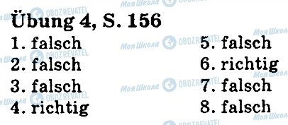ГДЗ Немецкий язык 5 класс страница стр156впр4