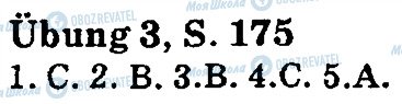 ГДЗ Німецька мова 5 клас сторінка стр175впр3