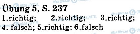 ГДЗ Немецкий язык 5 класс страница стр237впр5