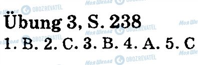 ГДЗ Німецька мова 5 клас сторінка стр238впр3
