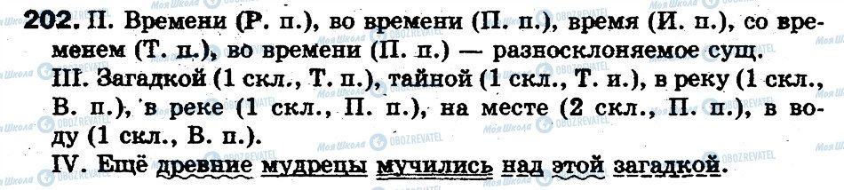 ГДЗ Російська мова 5 клас сторінка 202