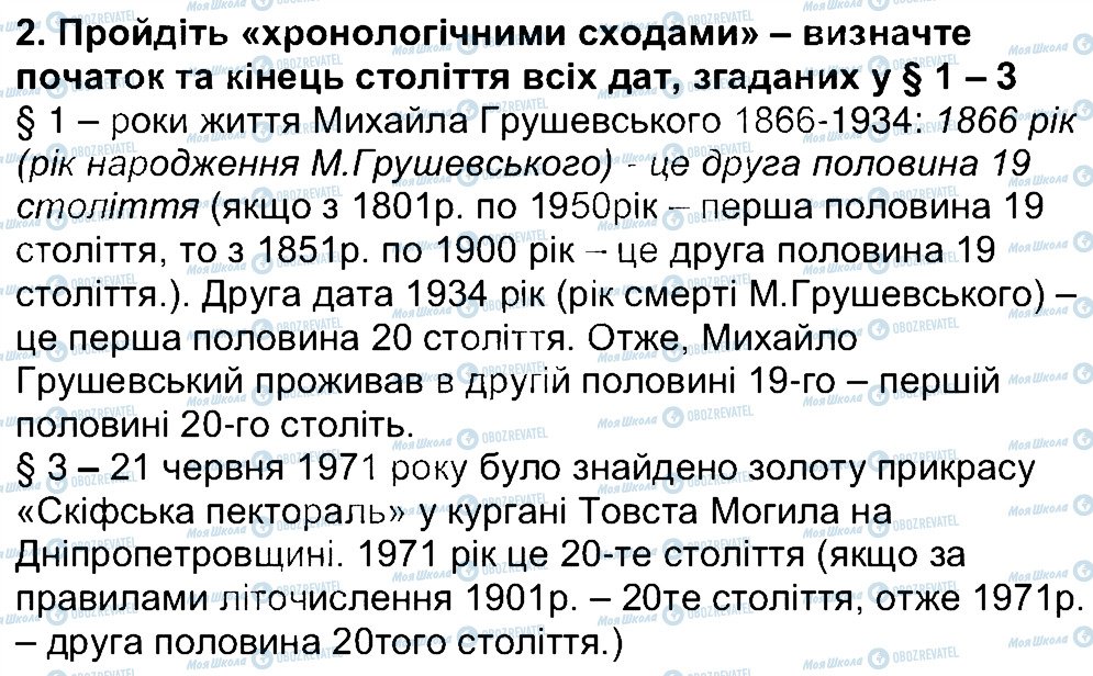 ГДЗ История Украины 5 класс страница 2