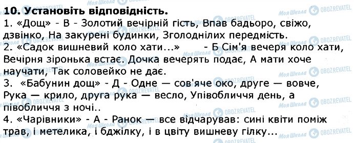 ГДЗ Українська література 5 клас сторінка 10