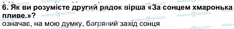 ГДЗ Українська література 5 клас сторінка 6