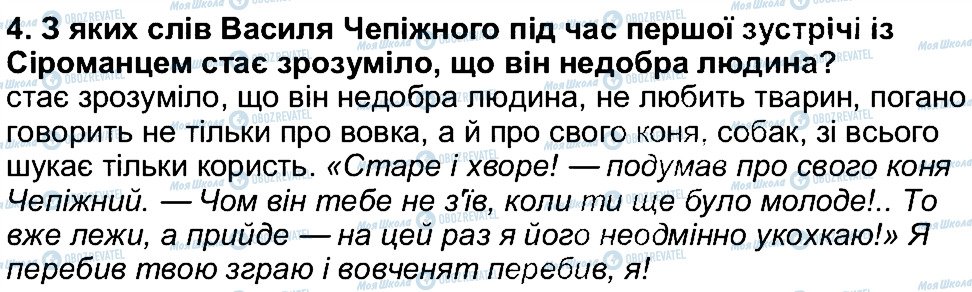 ГДЗ Українська література 5 клас сторінка 4