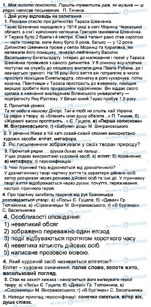 ГДЗ Українська література 5 клас сторінка ст277