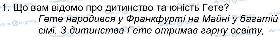 ГДЗ Зарубіжна література 5 клас сторінка 1