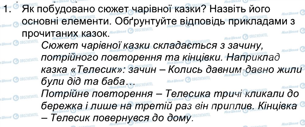 ГДЗ Зарубіжна література 5 клас сторінка 1