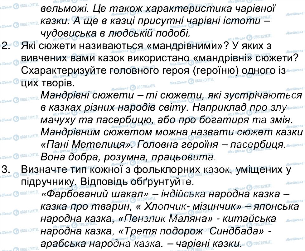 ГДЗ Зарубіжна література 5 клас сторінка 4