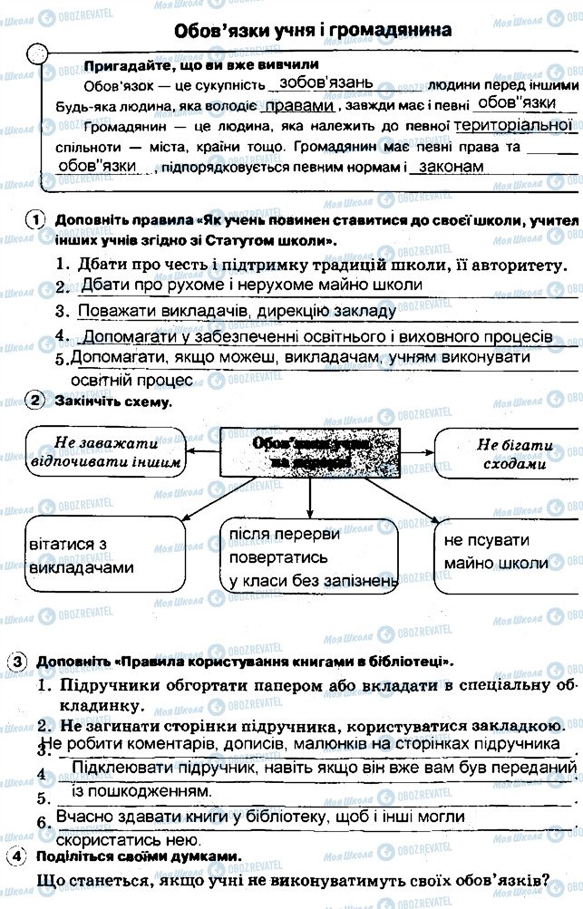 ГДЗ Основы здоровья 5 класс страница 40