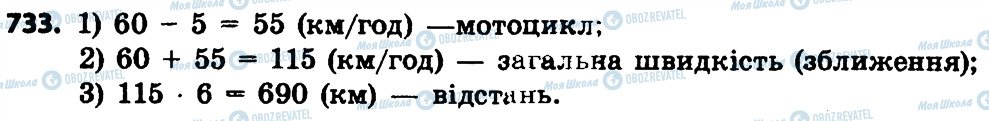 ГДЗ Математика 4 клас сторінка 733