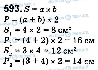 ГДЗ Математика 4 класс страница 593