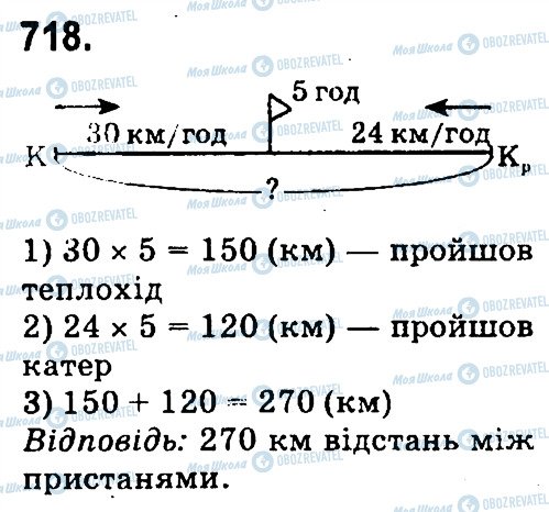 ГДЗ Математика 4 класс страница 718