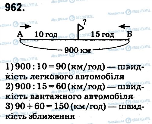 ГДЗ Математика 4 клас сторінка 962