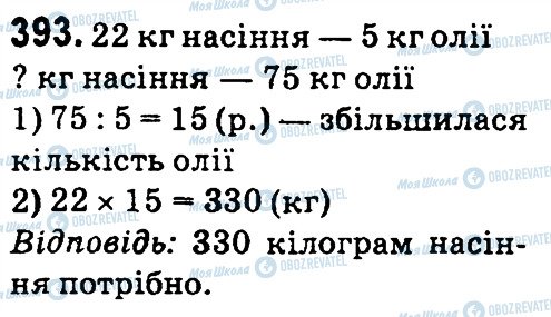 ГДЗ Математика 4 клас сторінка 393