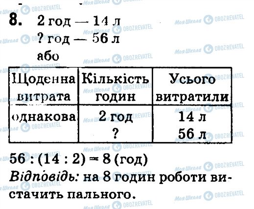 ГДЗ Математика 4 клас сторінка 8