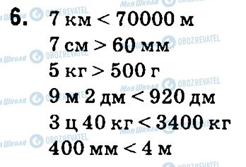 ГДЗ Математика 4 клас сторінка 6