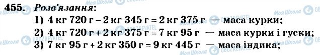 ГДЗ Математика 4 клас сторінка 455