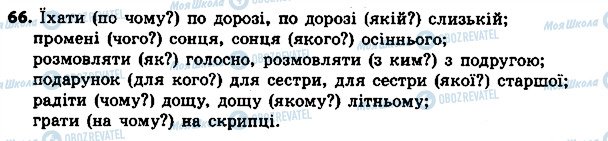 ГДЗ Укр мова 4 класс страница 66