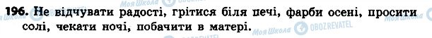 ГДЗ Українська мова 4 клас сторінка 196