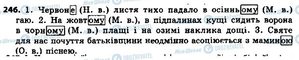 ГДЗ Українська мова 4 клас сторінка 246