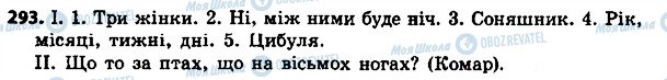 ГДЗ Українська мова 4 клас сторінка 293