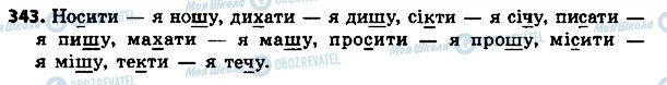 ГДЗ Українська мова 4 клас сторінка 343