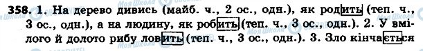 ГДЗ Українська мова 4 клас сторінка 358