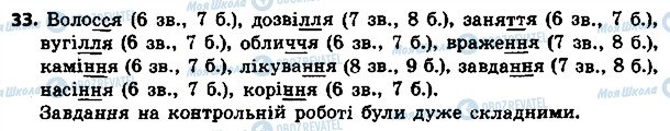 ГДЗ Укр мова 4 класс страница 33