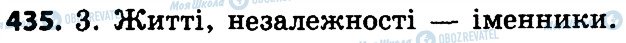 ГДЗ Українська мова 4 клас сторінка 435