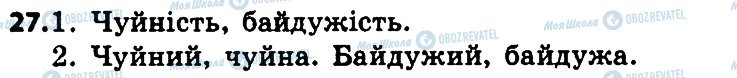 ГДЗ Українська мова 4 клас сторінка 27