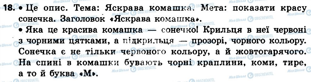 ГДЗ Українська мова 4 клас сторінка 18
