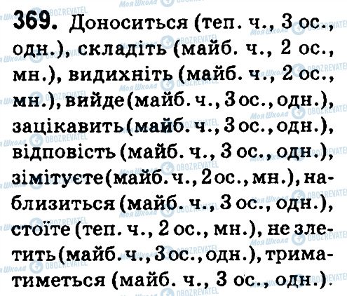 ГДЗ Українська мова 4 клас сторінка 369