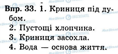 ГДЗ Українська мова 4 клас сторінка 33