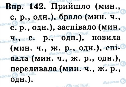 ГДЗ Укр мова 4 класс страница 142