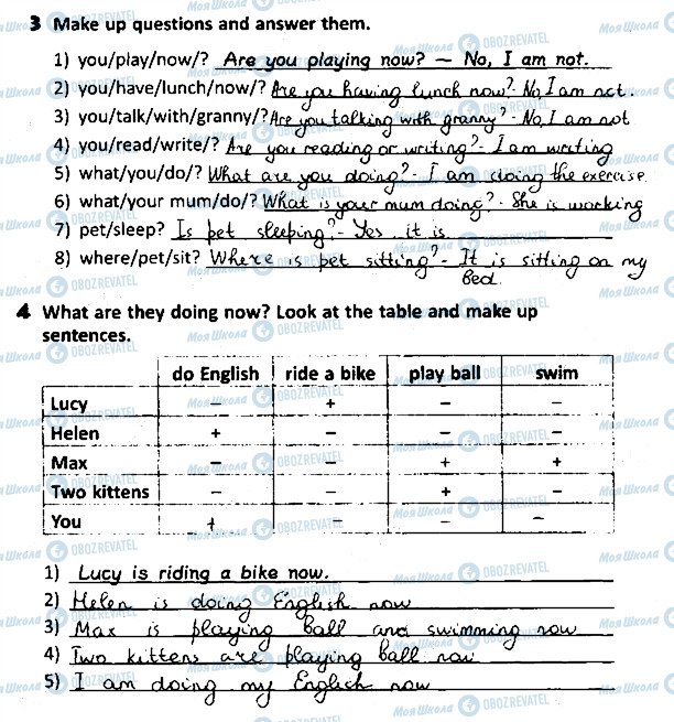 ГДЗ Англійська мова 4 клас сторінка 30