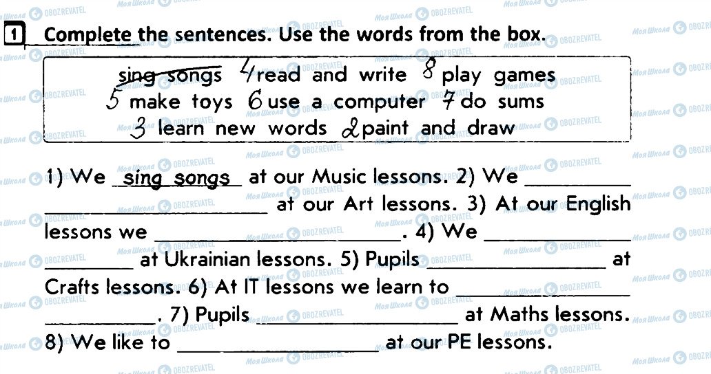ГДЗ Английский язык 4 класс страница 1