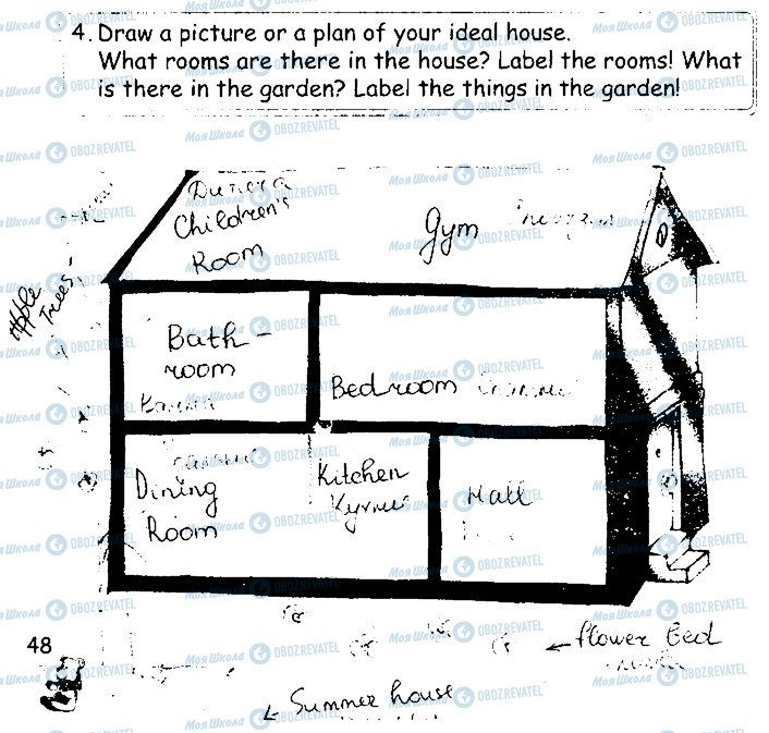 ГДЗ Английский язык 4 класс страница p48ex4