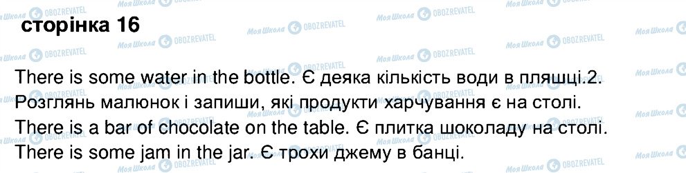 ГДЗ Англійська мова 4 клас сторінка ст16