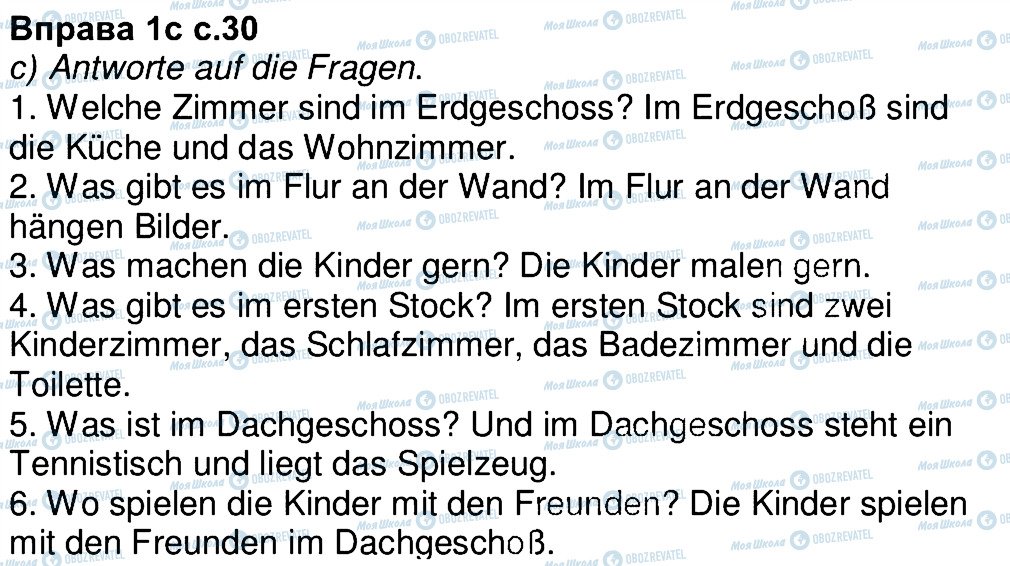 ГДЗ Німецька мова 4 клас сторінка 1