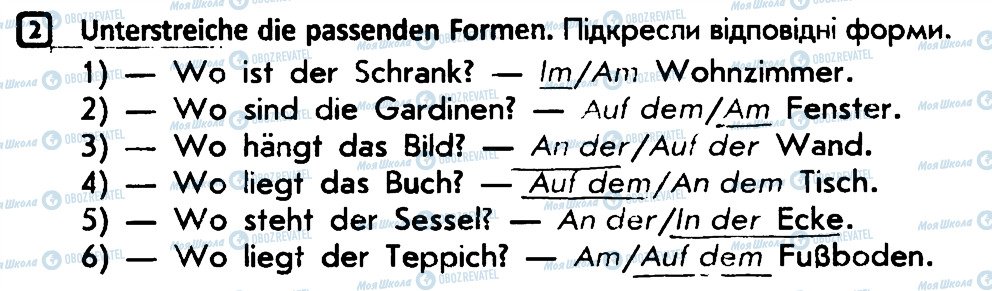 ГДЗ Німецька мова 4 клас сторінка 2