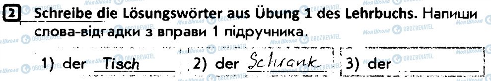 ГДЗ Німецька мова 4 клас сторінка 2