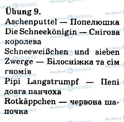 ГДЗ Німецька мова 4 клас сторінка 9
